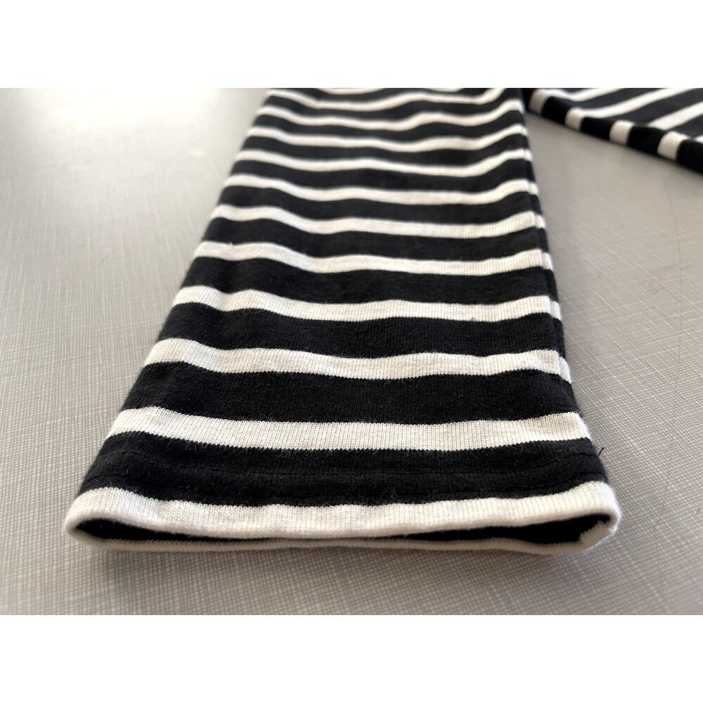 J Crew Sz XS Classic Mariner Cloth T-Shirt Black Boatneck Stripe Preppy Nautical - Picture 7 of 12